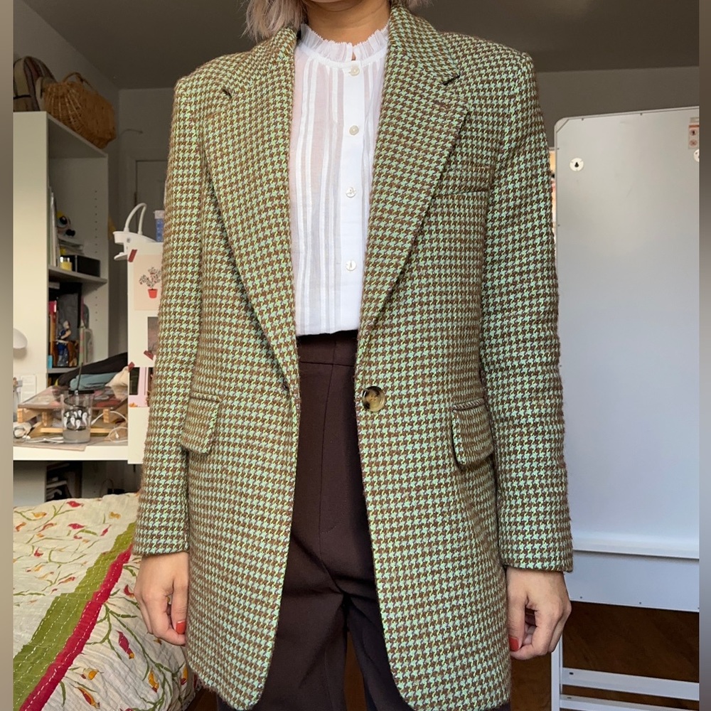 SALE 30% OFF MARKED DOWN PRICE-Mango oversized wool-blend blazer